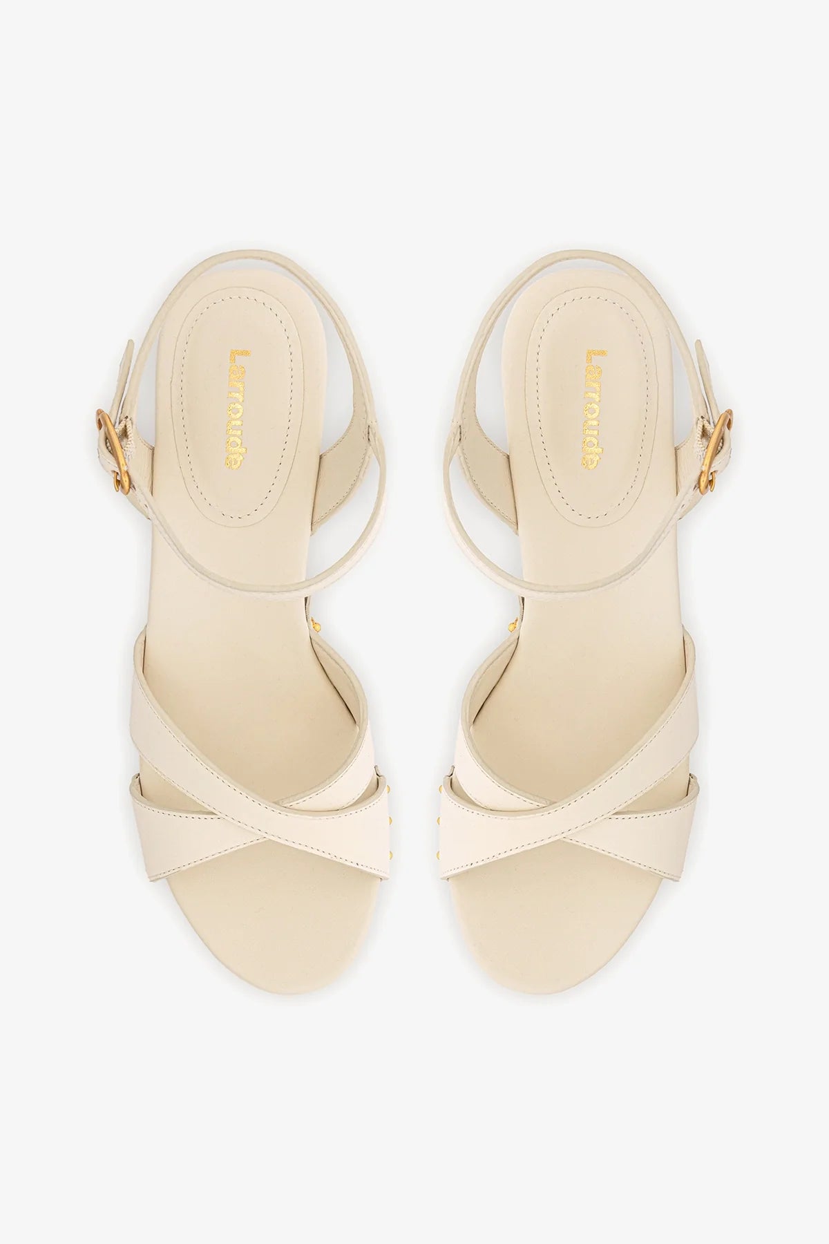 Talitha Sandal In Ivory Leather
