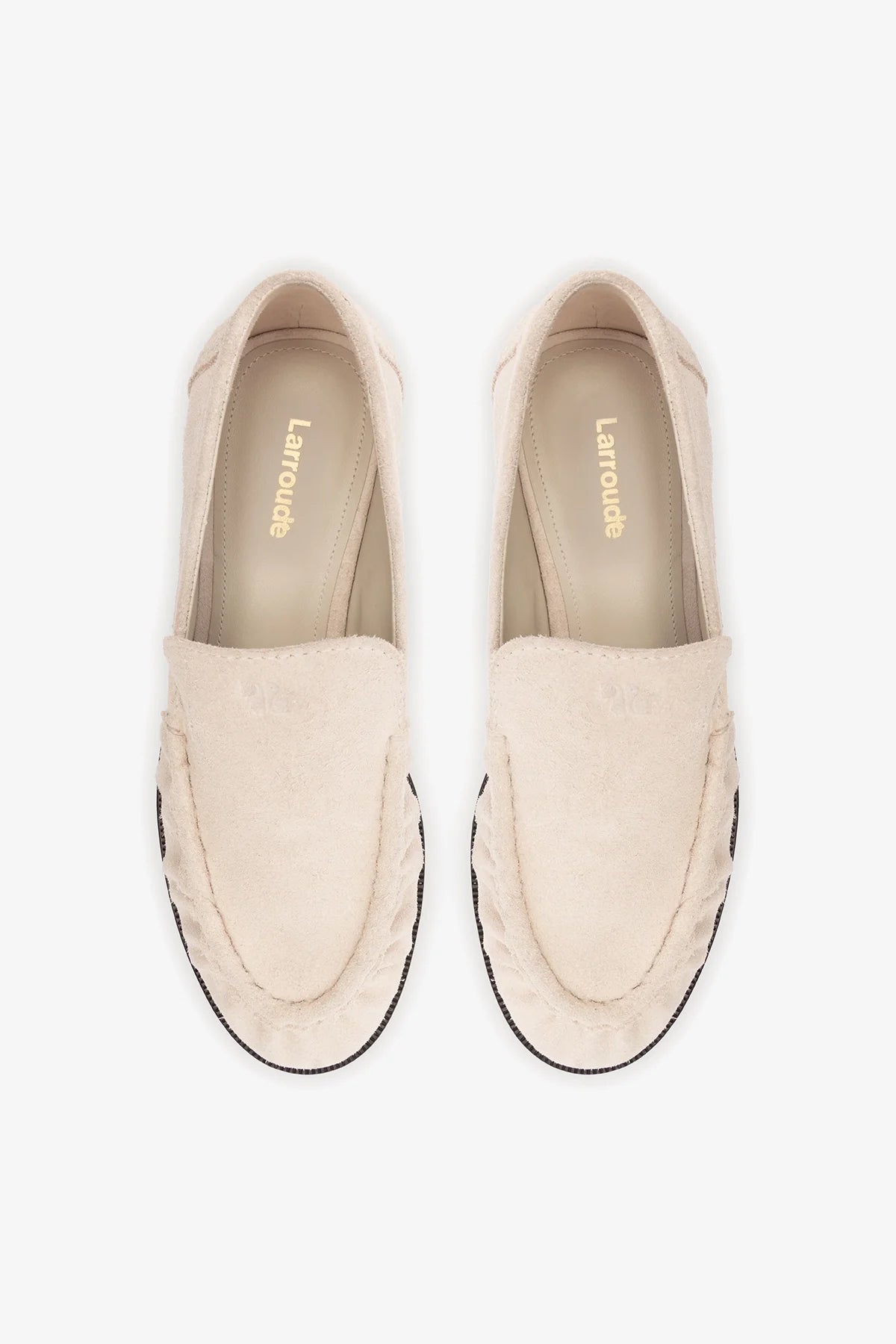 Margaux Loafer In Mushroom Grey Suede