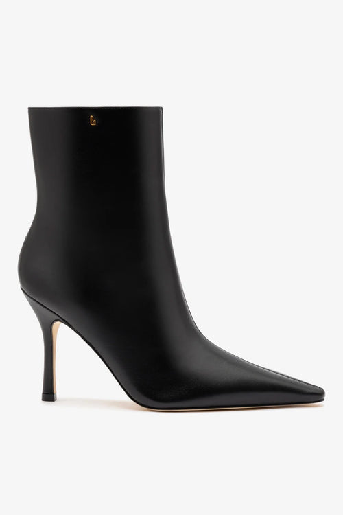 Mini Carine Boot In Black Leather