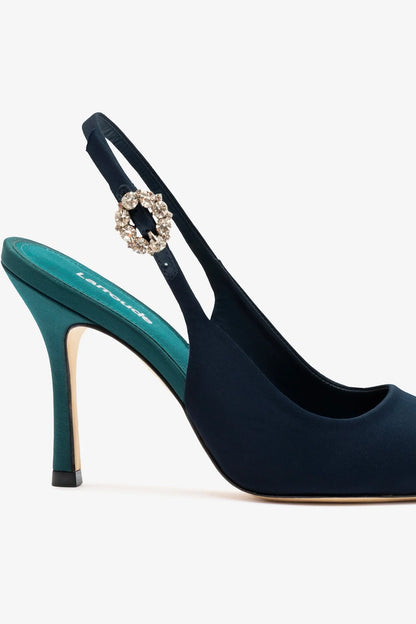 Carine Pump Ocean Satin