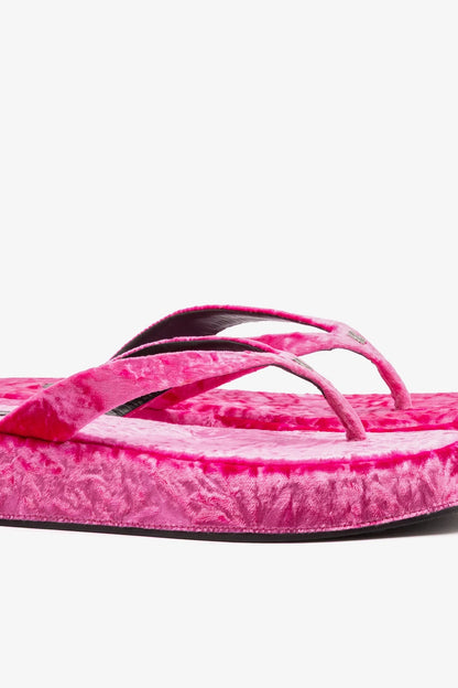 Roxy Thong Sandal Pink Velvet