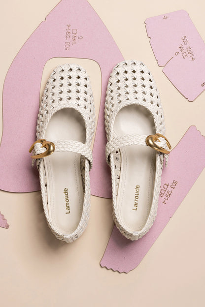 Verona New Macrame In Ivory Leather