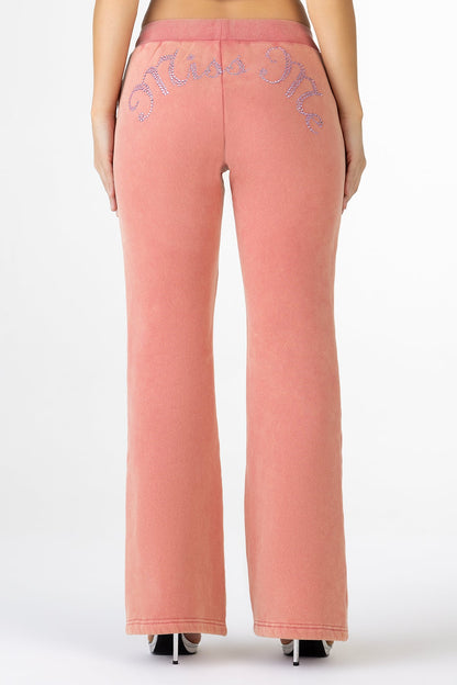 Loves It Rhinestone Sweatpants