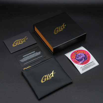 Diamond Puffed Mariner Hoop Earrings in Yellow Gold
