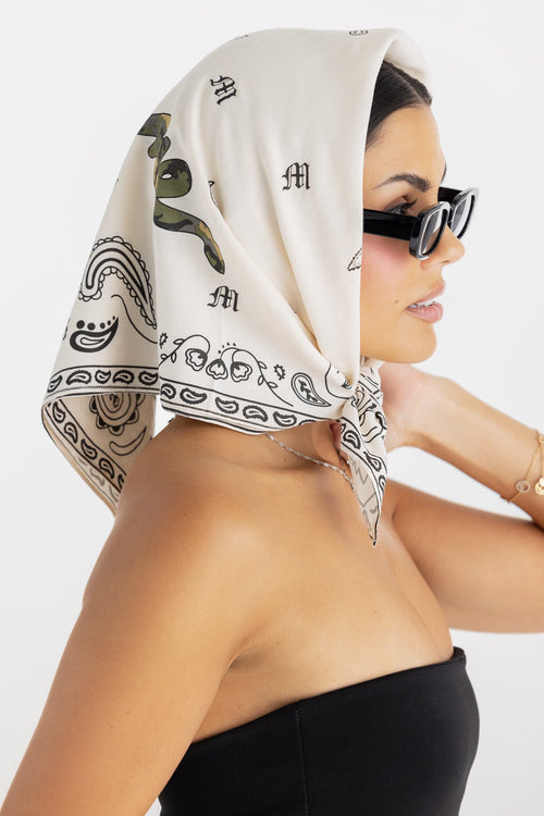 Camo Logo Bandana Scarf