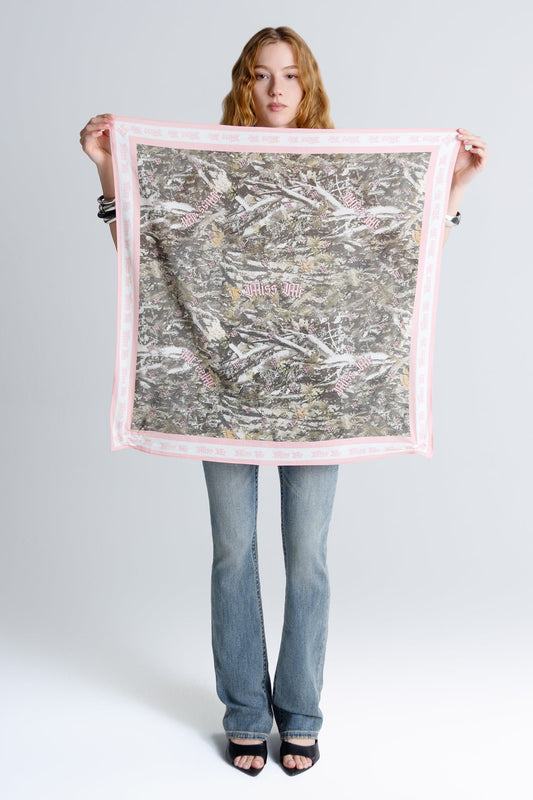 Pink Camo Bandana Scarf