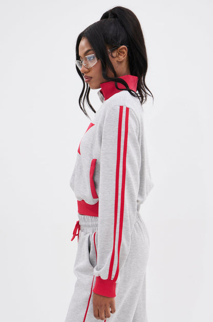ALL STAR FULL ZIP MOCK NECK SWEATSHIRT