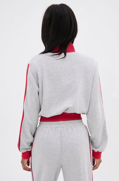 ALL STAR FULL ZIP MOCK NECK SWEATSHIRT