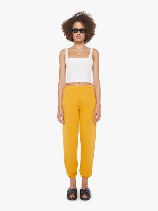 SPRWMN Mini Logo Sweatpants - Mustard