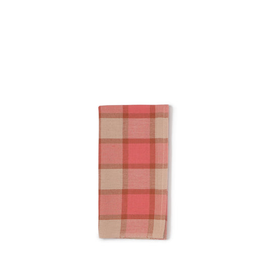 Court Plaid Napkin in Melon (Set of 2)